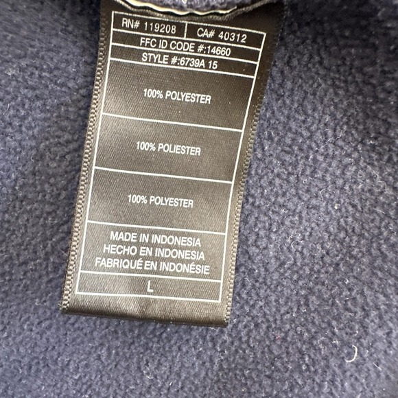 Washington Wizards Jacket Mens Large Blue Red NBA Basketball ClimaWarm Adidas - Picture 16 of 16